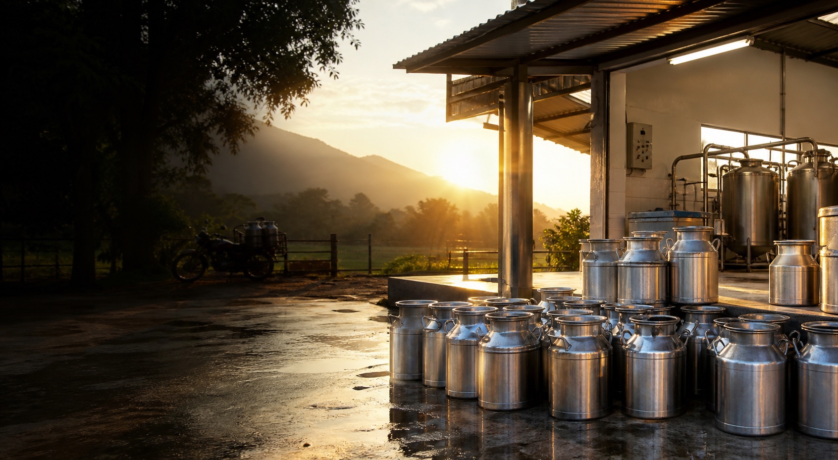 Milk delivery route